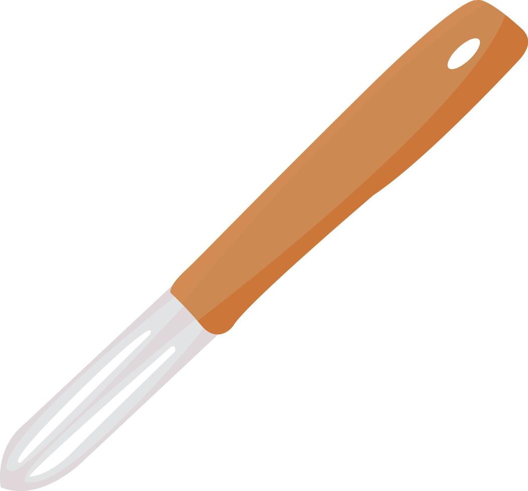 Potato peeler, illustration, vector on white background