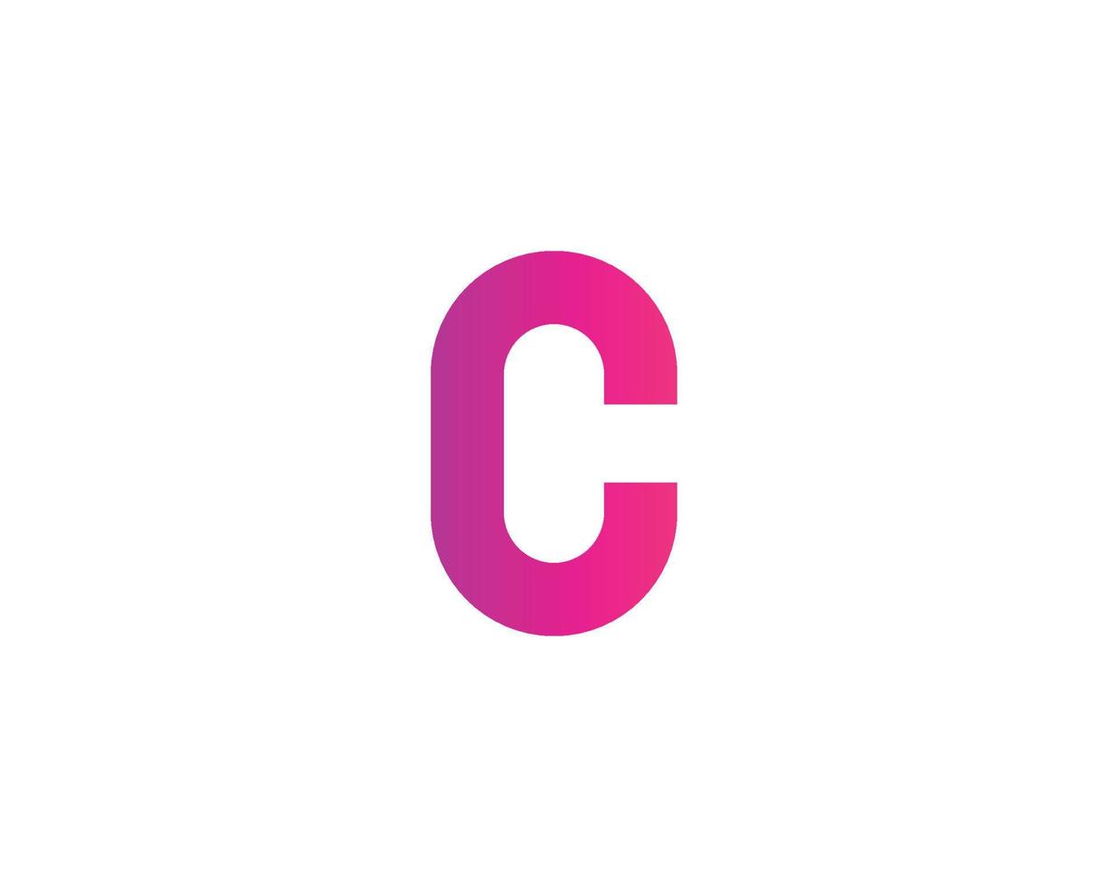 C logo design vector template