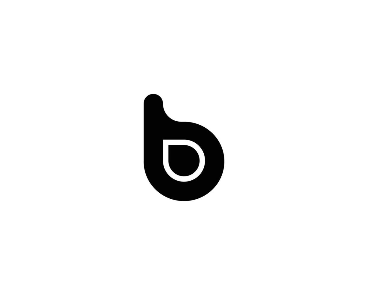 plantilla de vector de diseño de logotipo b