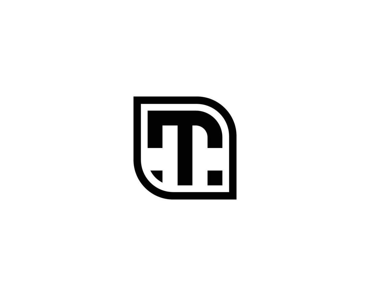 plantilla de vector de diseño de logotipo t