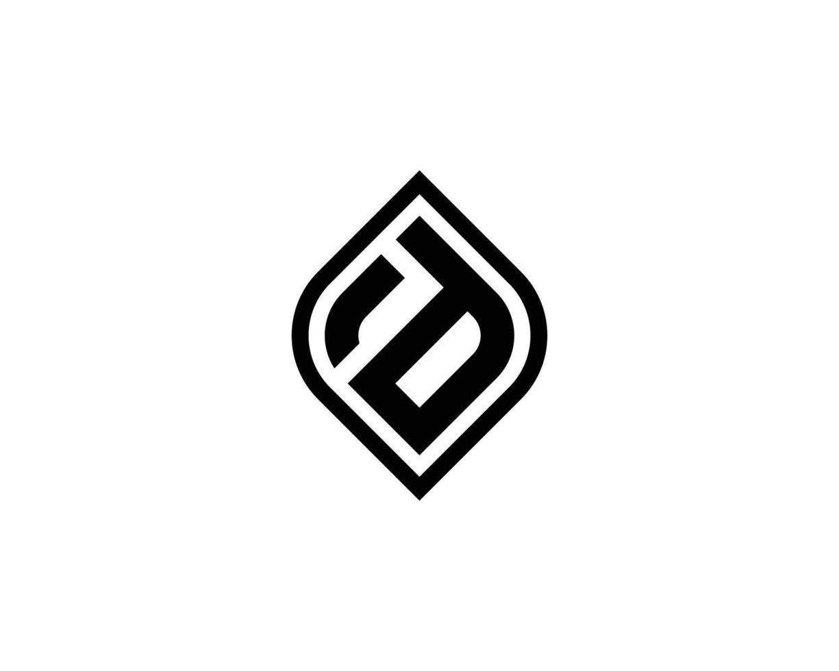 D Logo Design vector template
