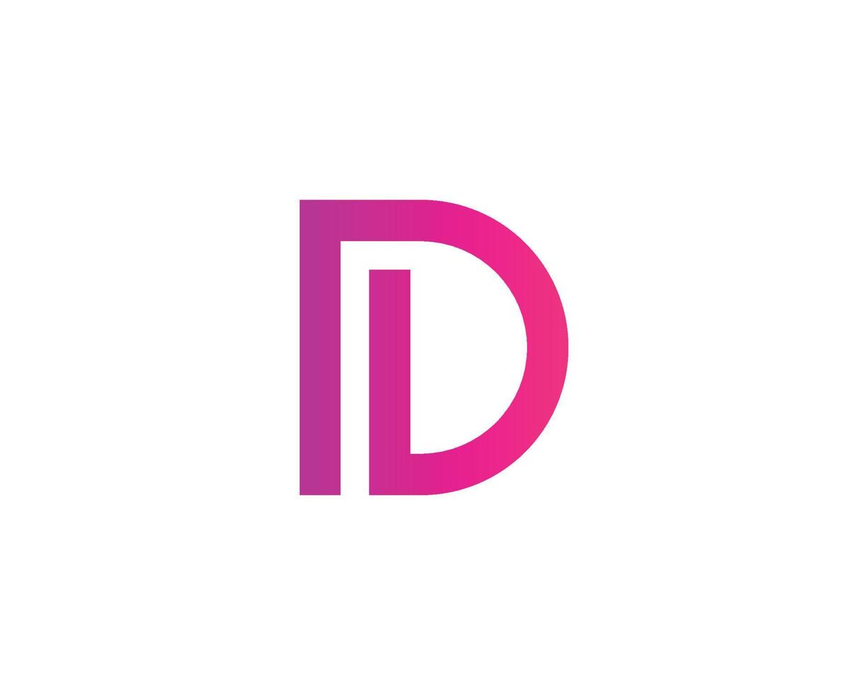 D logo design vector template