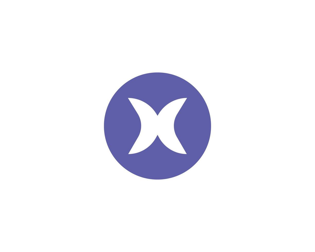 X logo design vector template