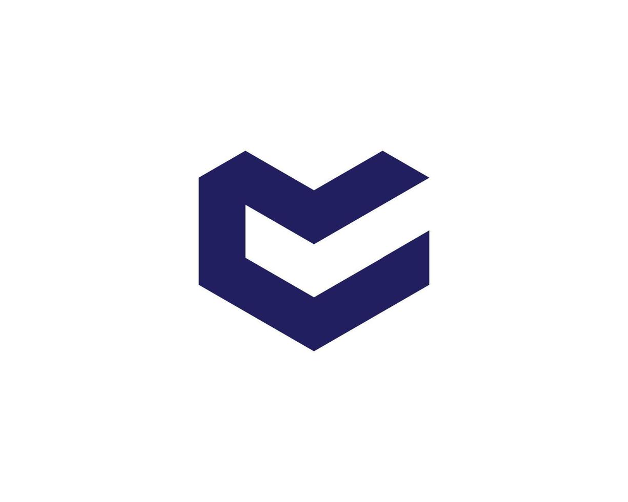 C logo design vector template