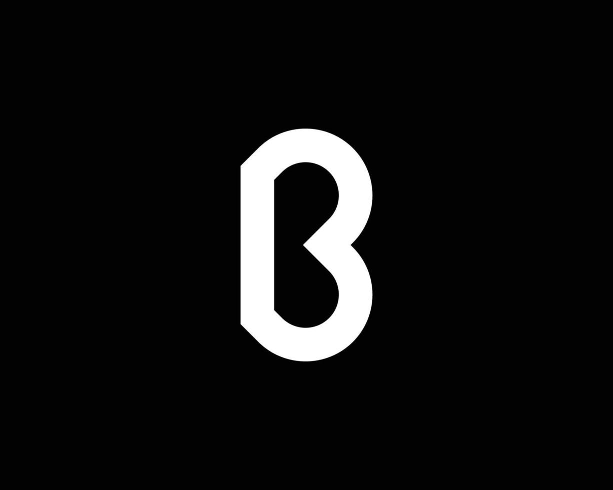 B logo design vector template