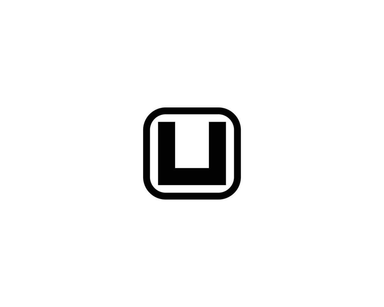 U Logo design vector template