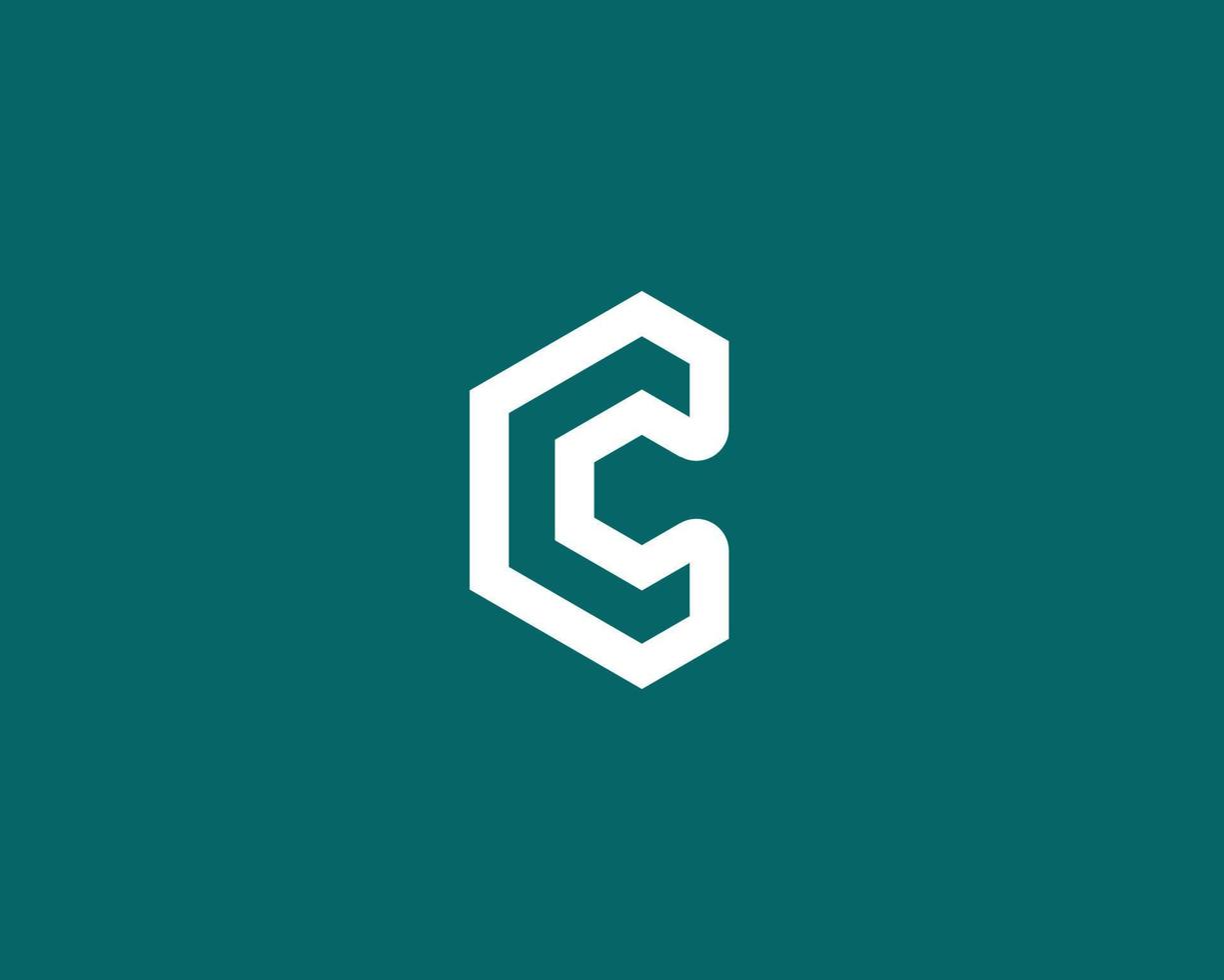 C logo design vector template