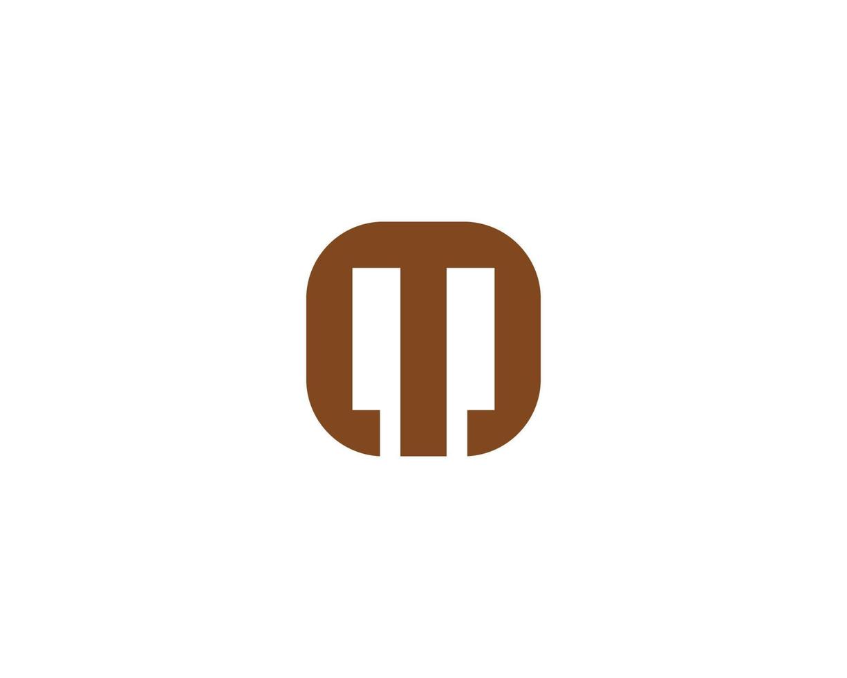 M logo design vector template