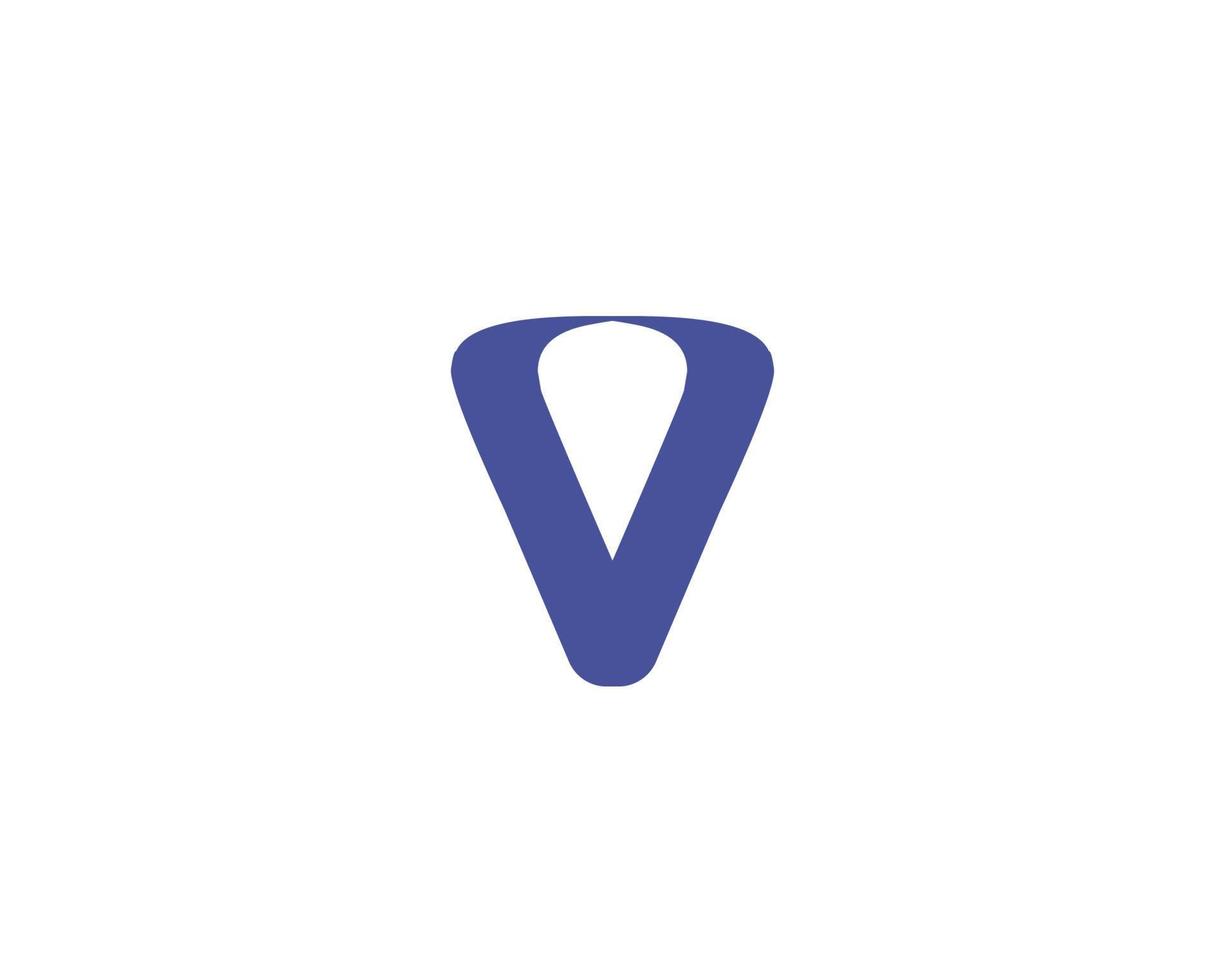 V Logo Design vector template