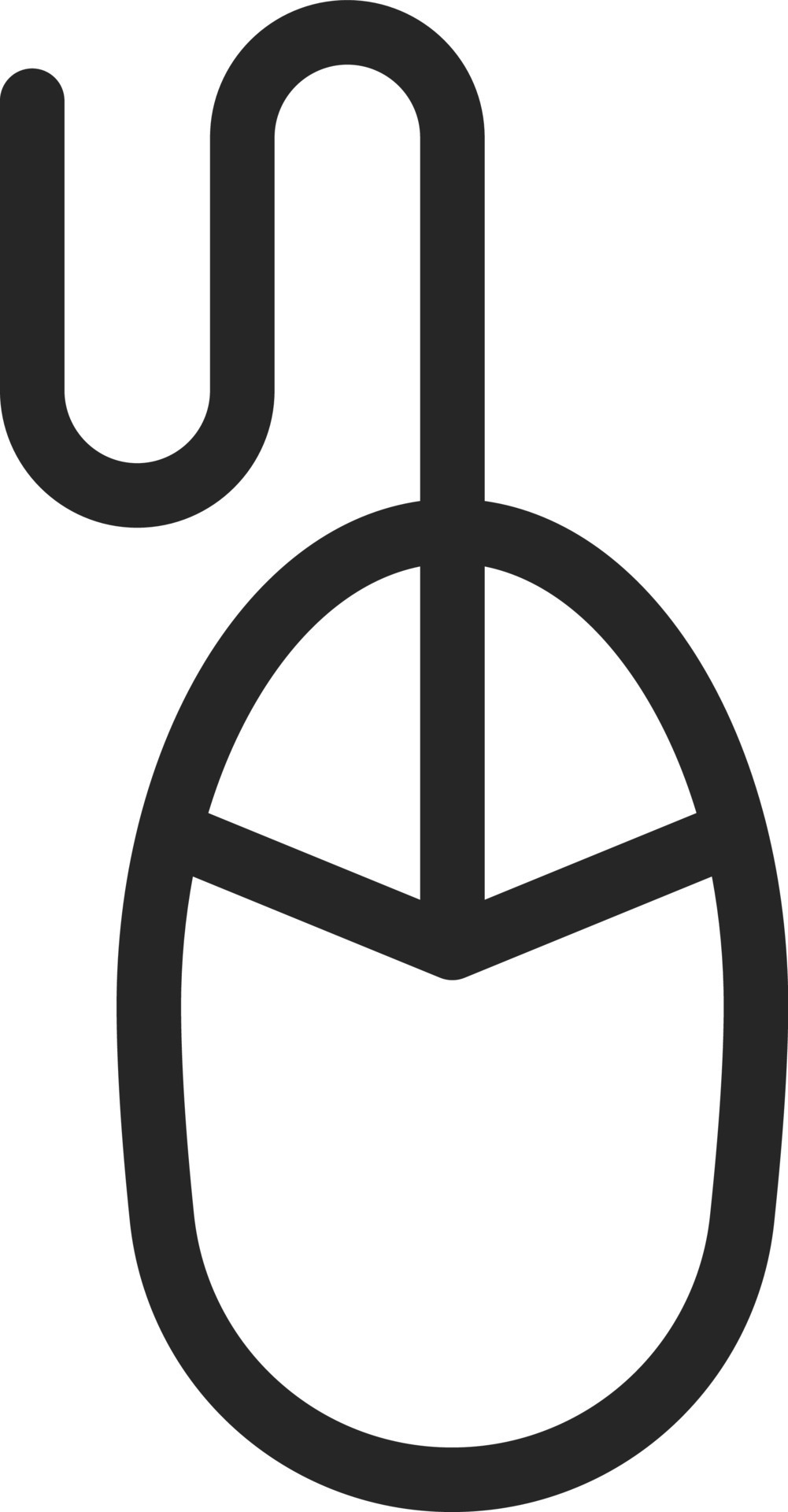 Computer mouse, illustration, vector on a white background. 13602877