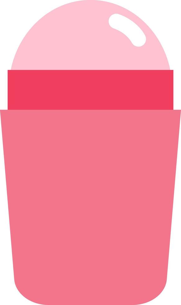 Pink antiperspirant, illustration, vector on a white background