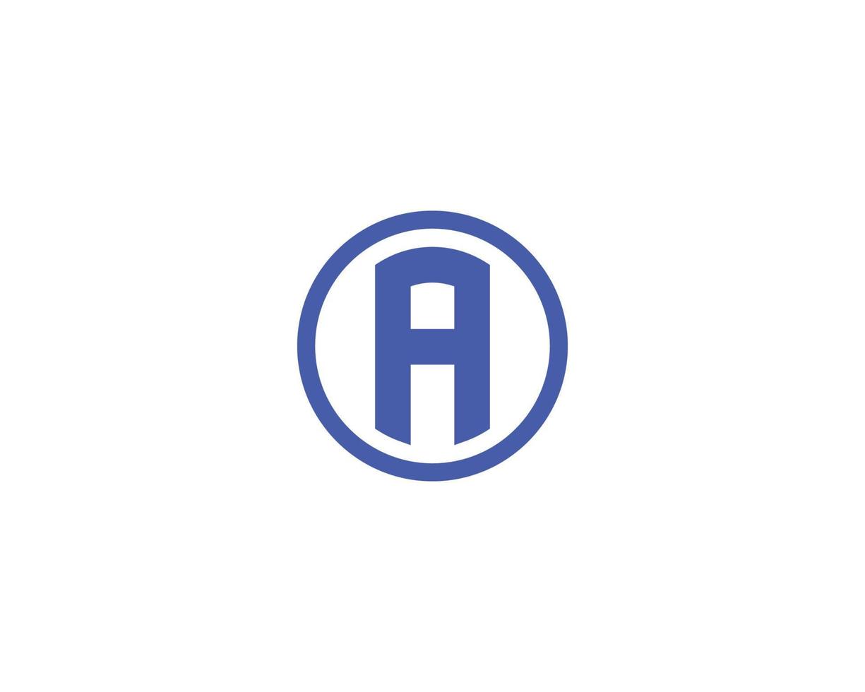 A AA Letter Logo Design Vector Template