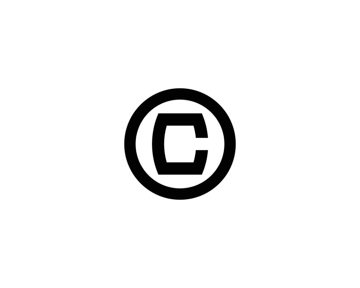 C logo design vector template