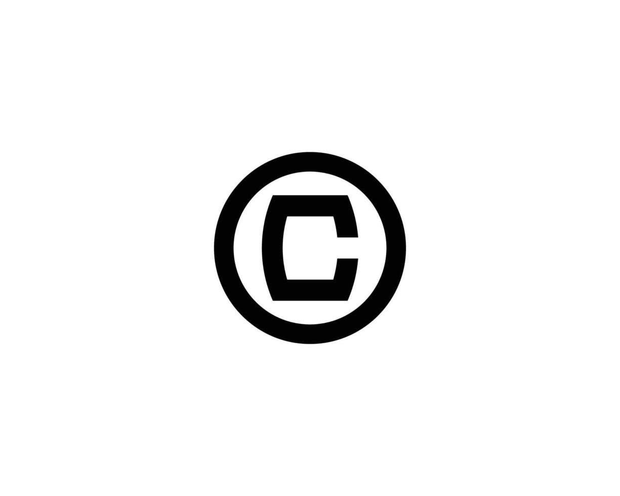 C logo design vector template