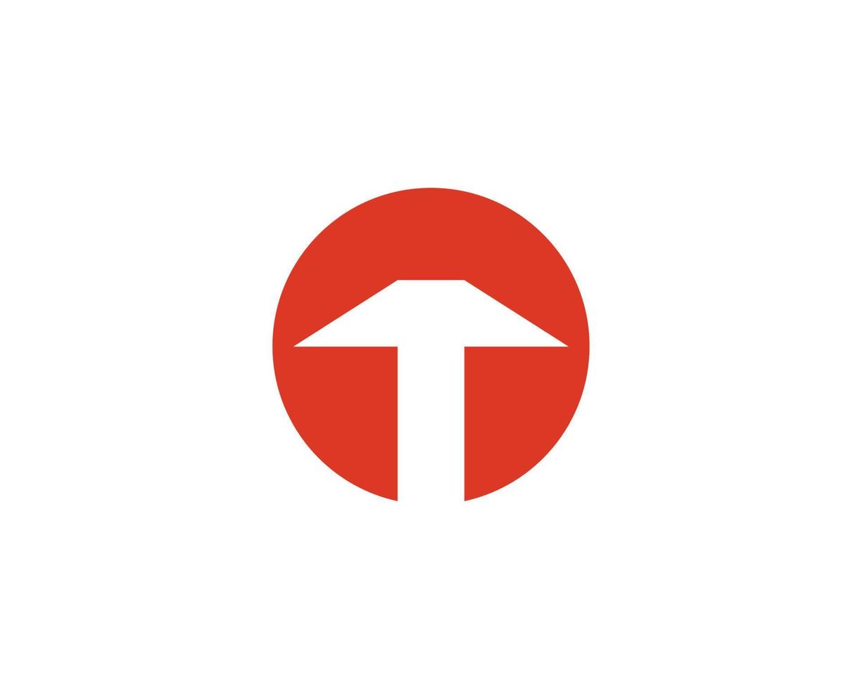 T logo design vector template