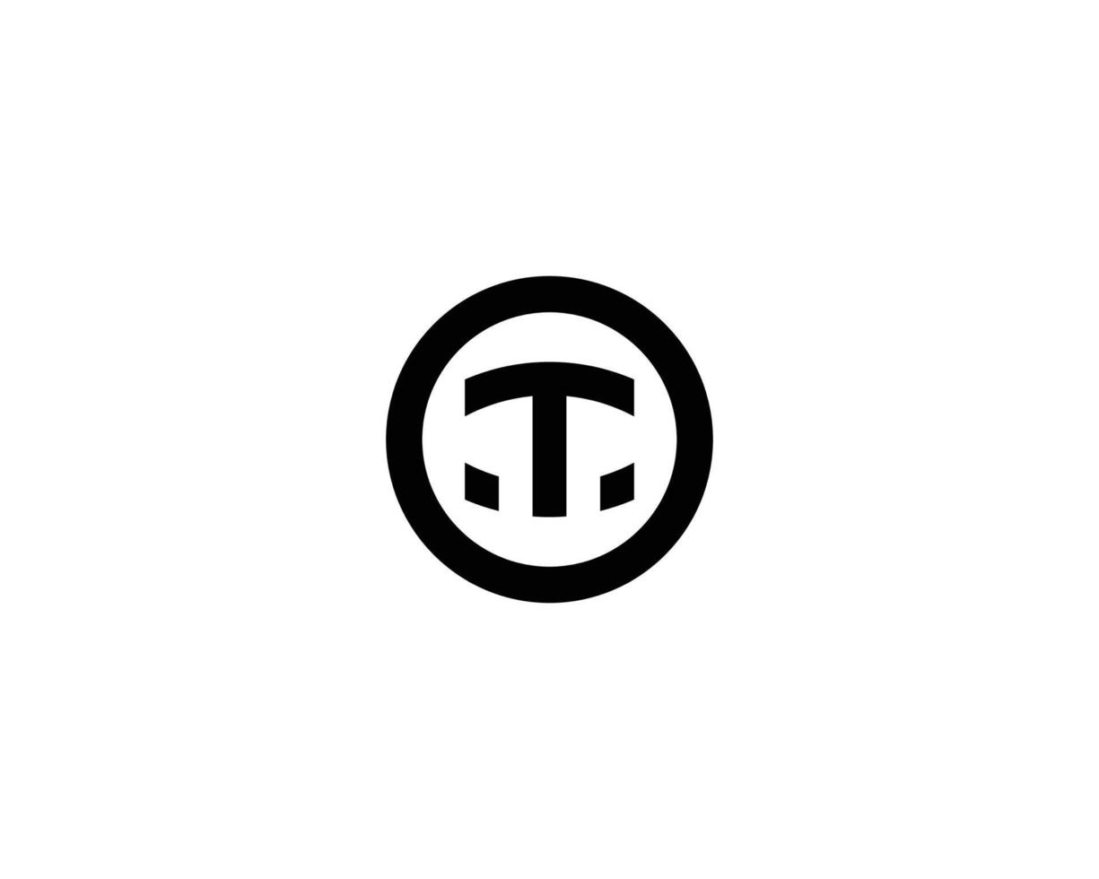 plantilla de vector de diseño de logotipo t