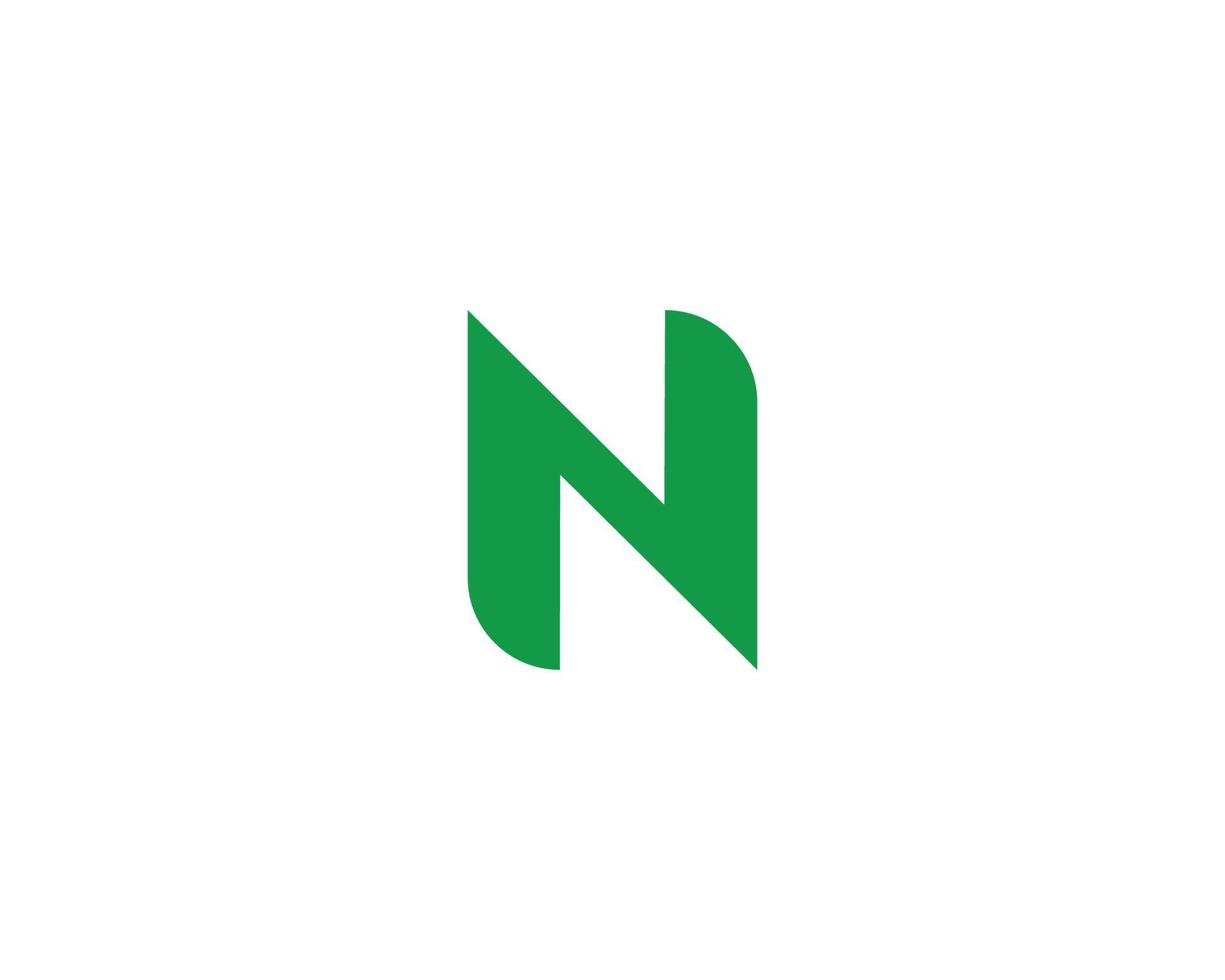 N logo design vector template