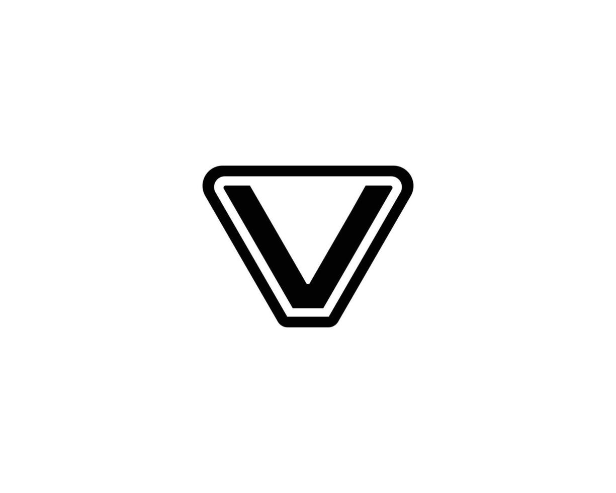 V Logo Design vector template