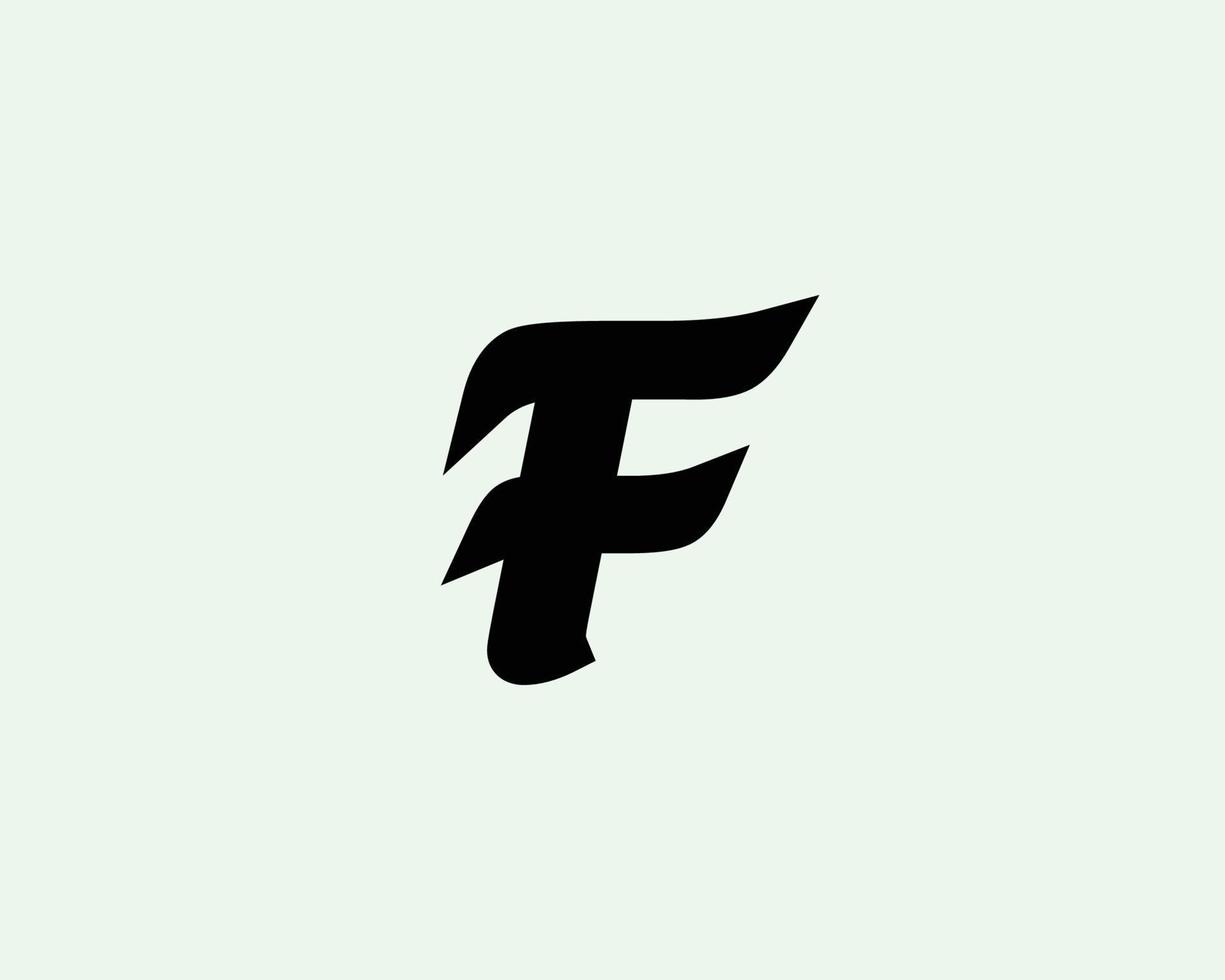 F logo design vector template