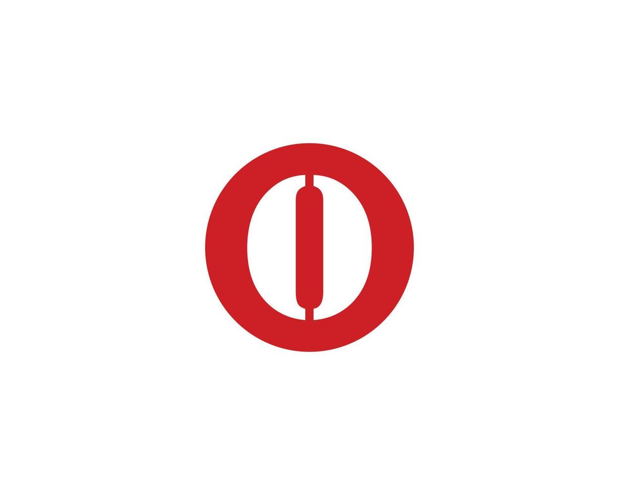 O logo design vector template