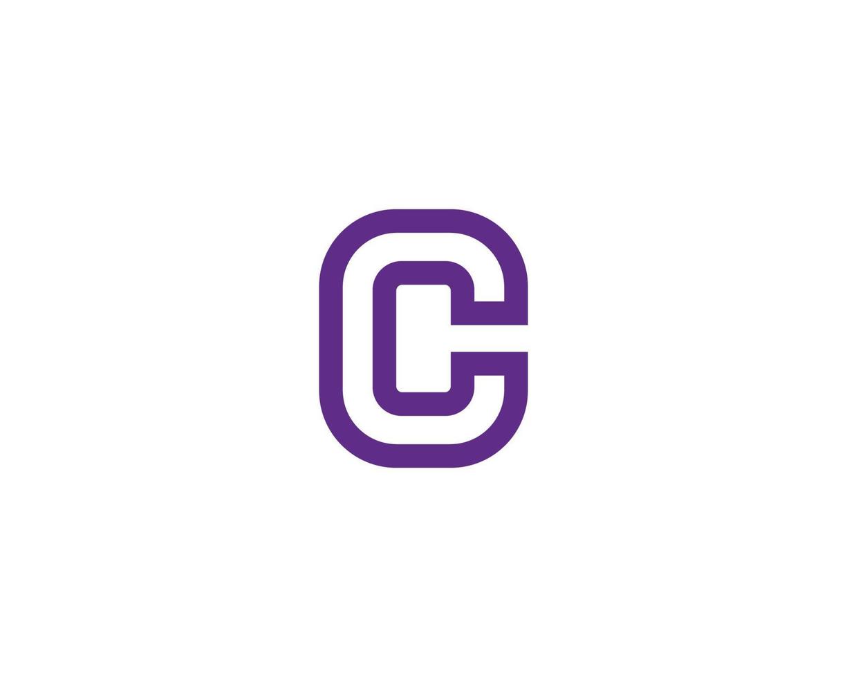 C logo design vector template