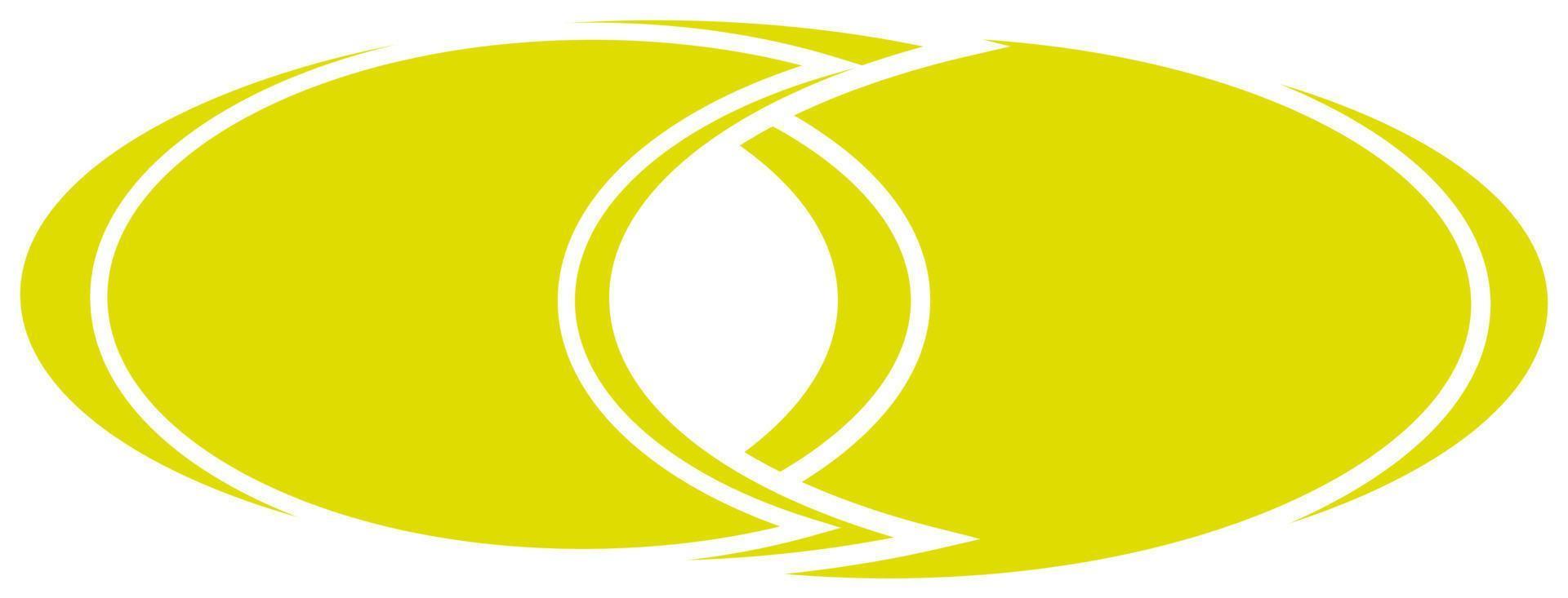 Logotipo fusionado, ilustración, vector sobre fondo blanco.
