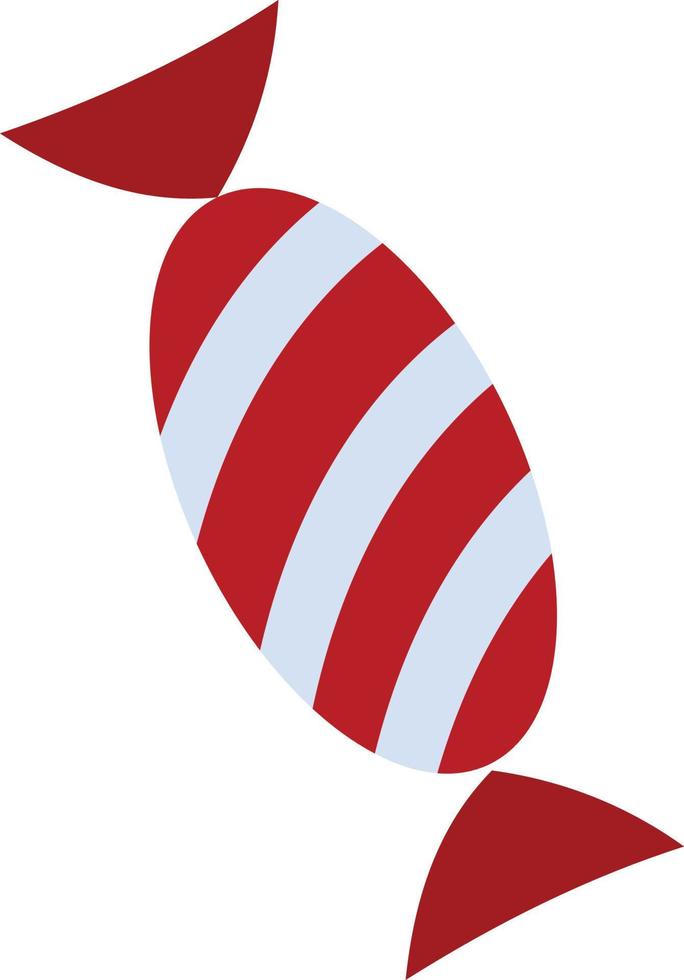 Wrapped candy, illustration, vector on white background.