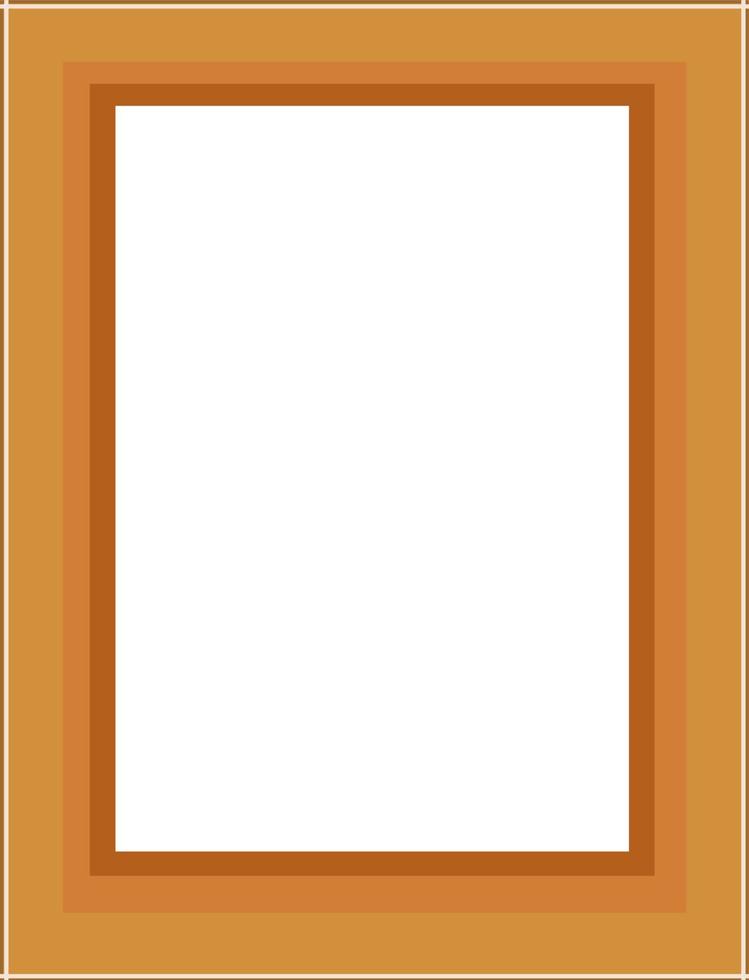 Picture frame, illustration, vector on white background