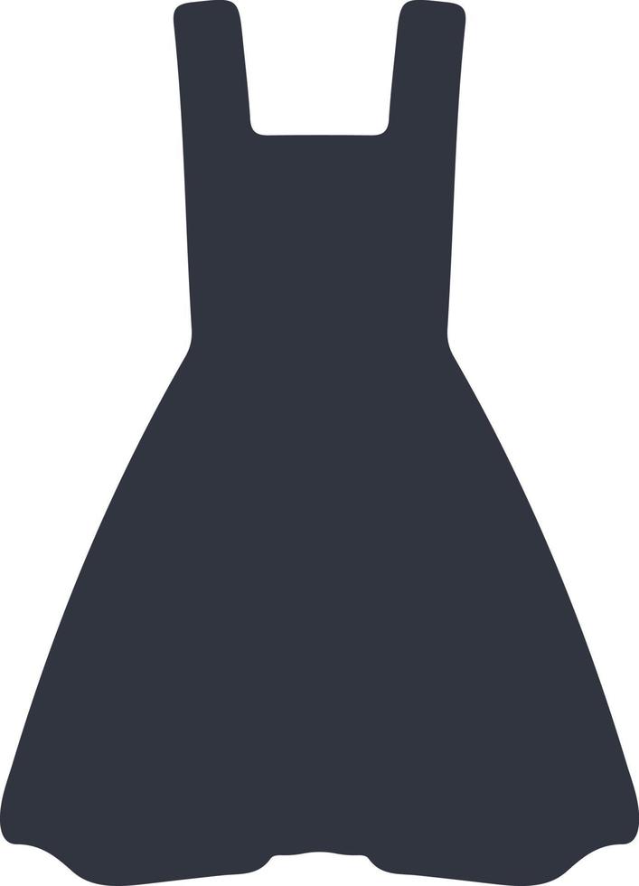 Apron dress, illustration, vector, on a white background. vector