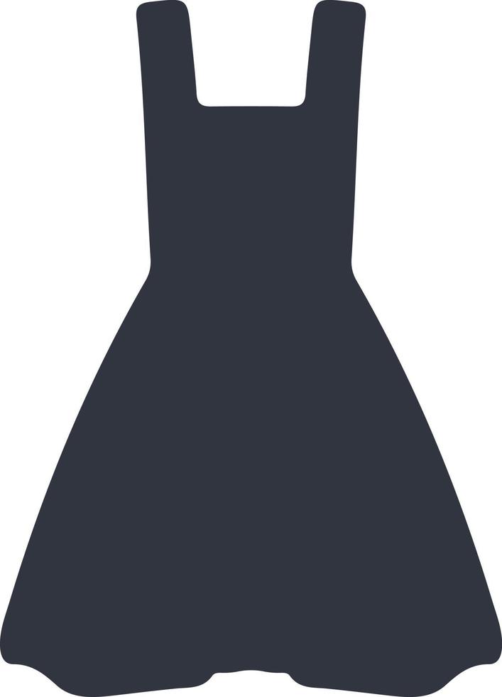 Apron dress, illustration, vector, on a white background. vector