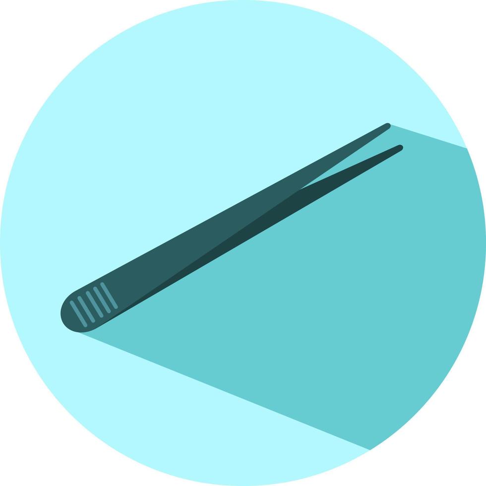 Cartoon tweezer icon vector