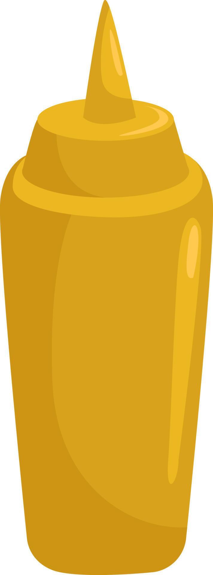 Yellow mustard, illustration, vector on white background. 13607266