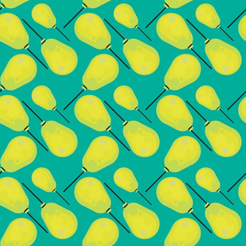 Yellow balloon pattern , illustration, vector on white background