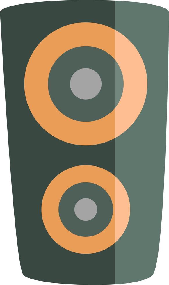 Festival loud speakers, illustration, vector on a white background.