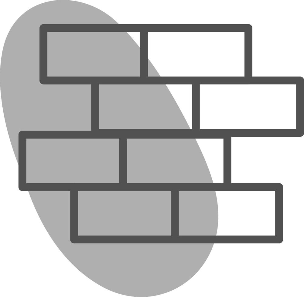 Wall building, illustration, vector, on a white background. vector