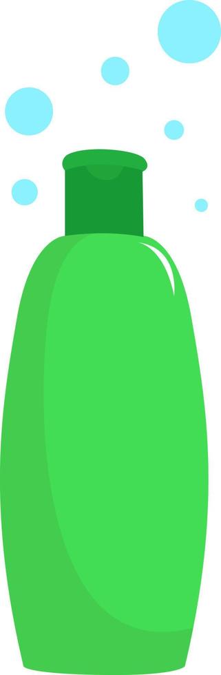 Shampoo, illustration, vector on white background.