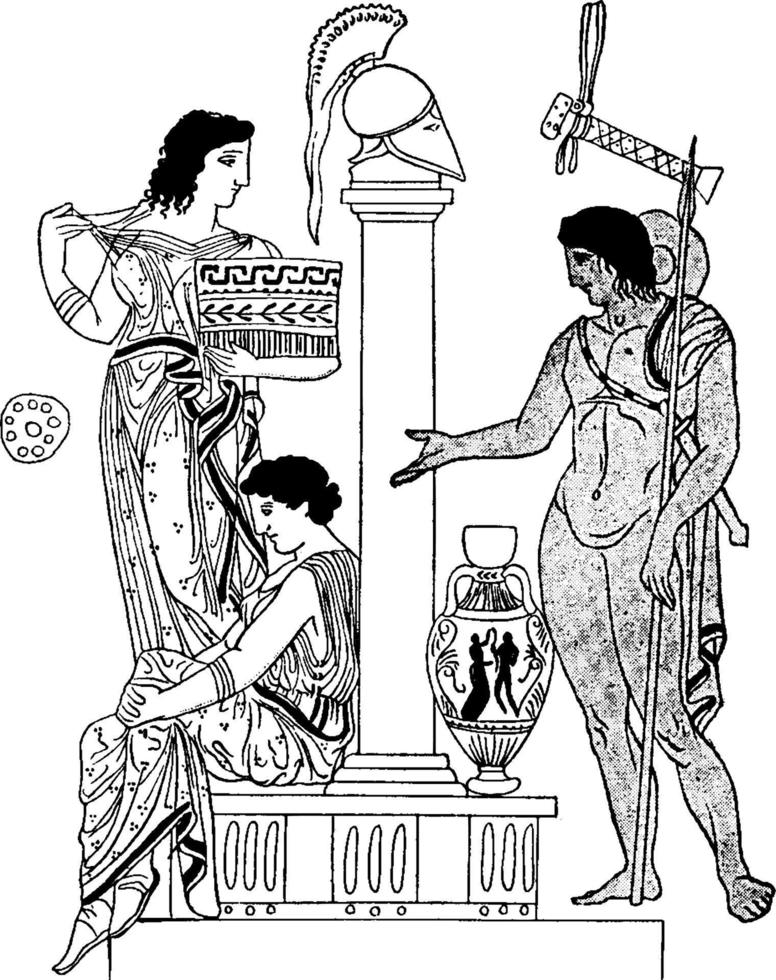 Orestes vintage illustration. 13608260 Vector Art at Vecteezy