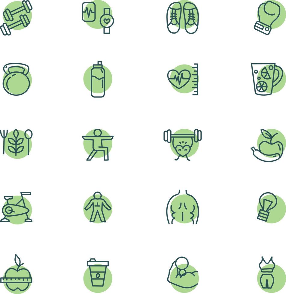 Gym equipment, illustration, vector on a white background.