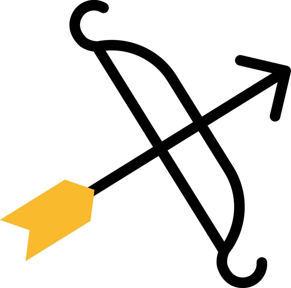 Marriage arrows, illustration, vector on a white background.