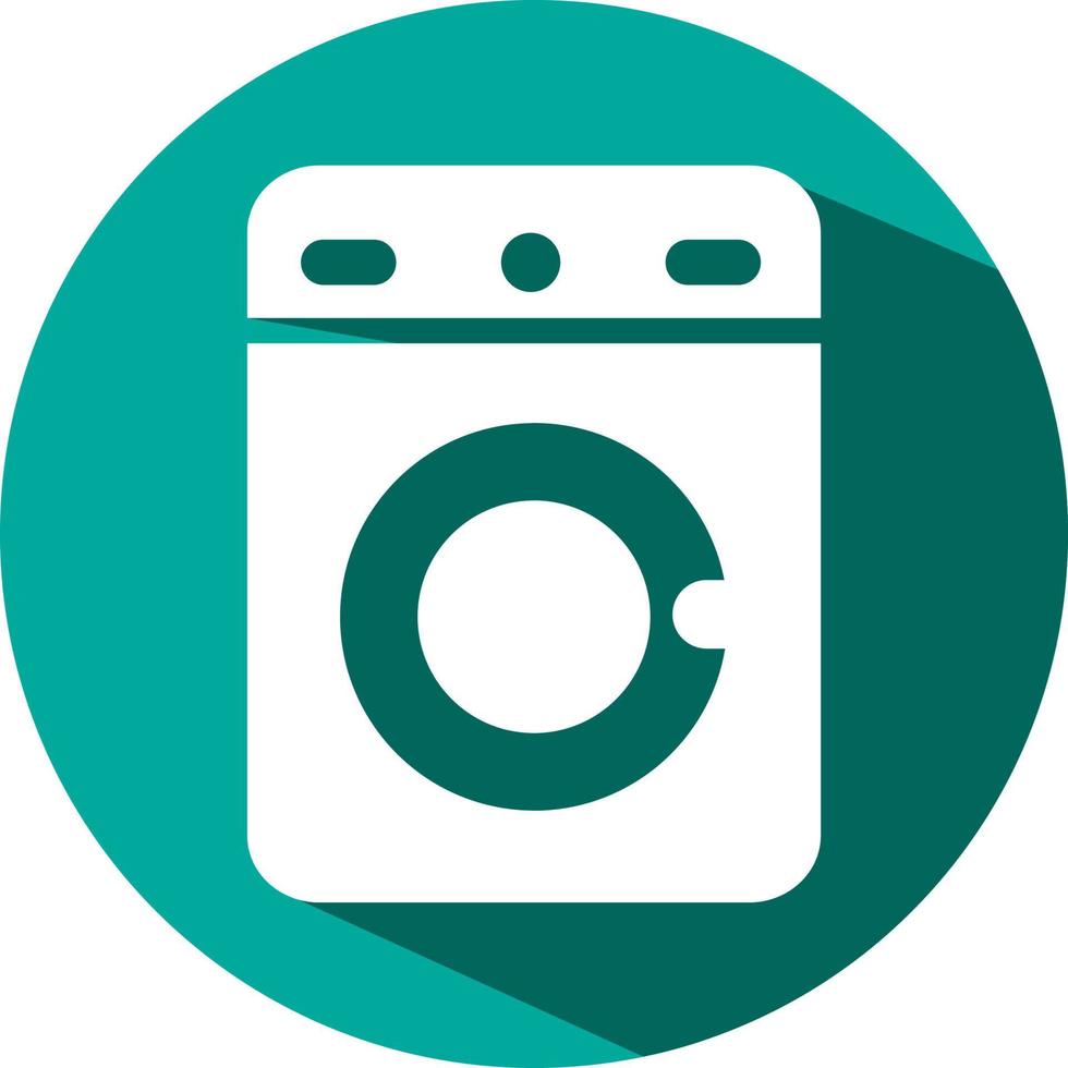 Hotel washing machine, illustration, vector on a white background.