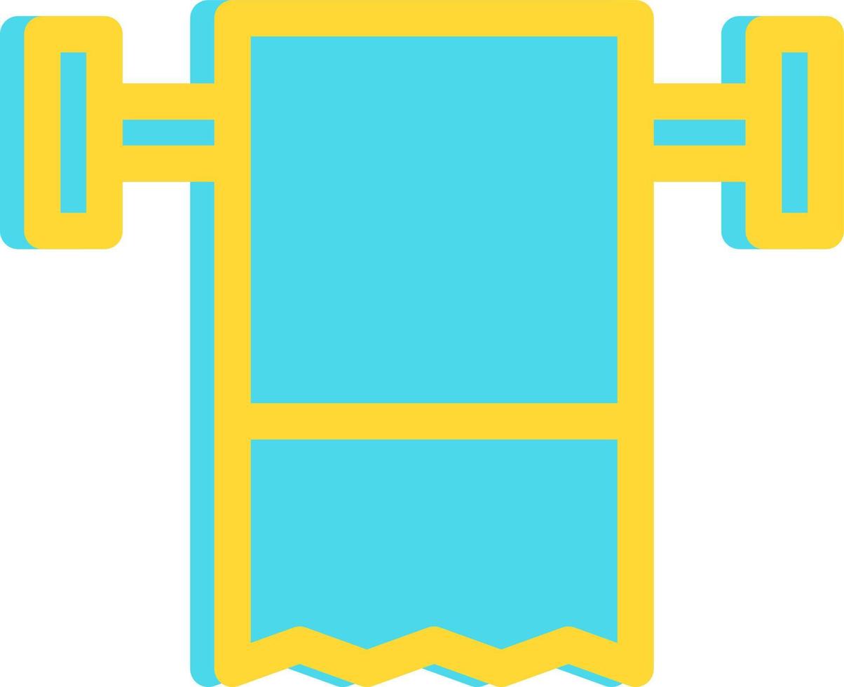 Bathroom toilet paper, illustration, vector, on a white background. vector
