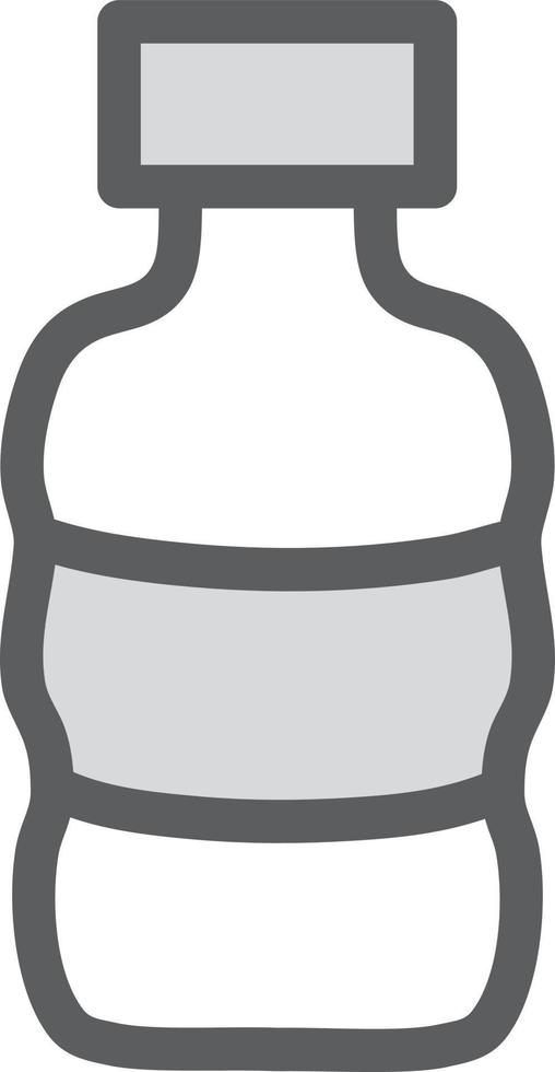 Kitchen water bottle, illustration, vector on a white background.