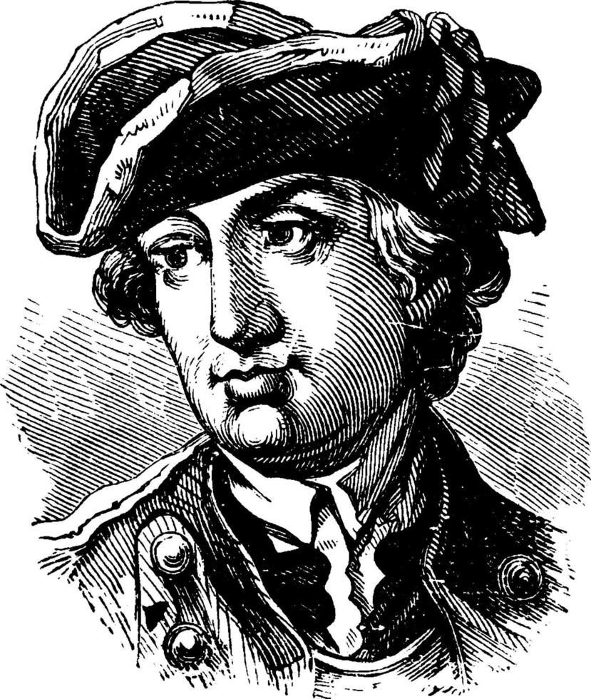 General Lee, vintage illustration vector
