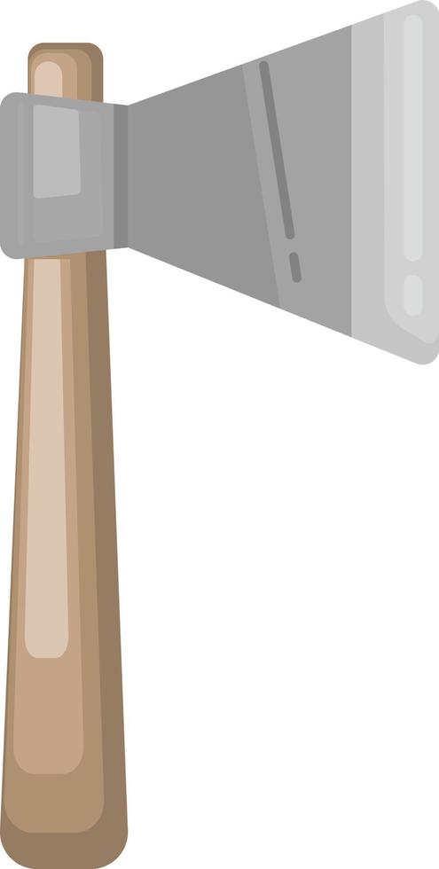 New ax, illustration, vector on white background.