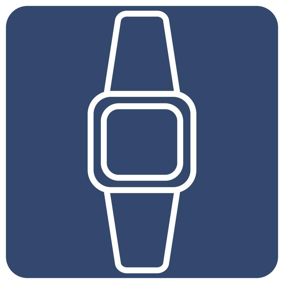 reloj de pulsera de tecnología, ilustración, vector sobre fondo blanco.