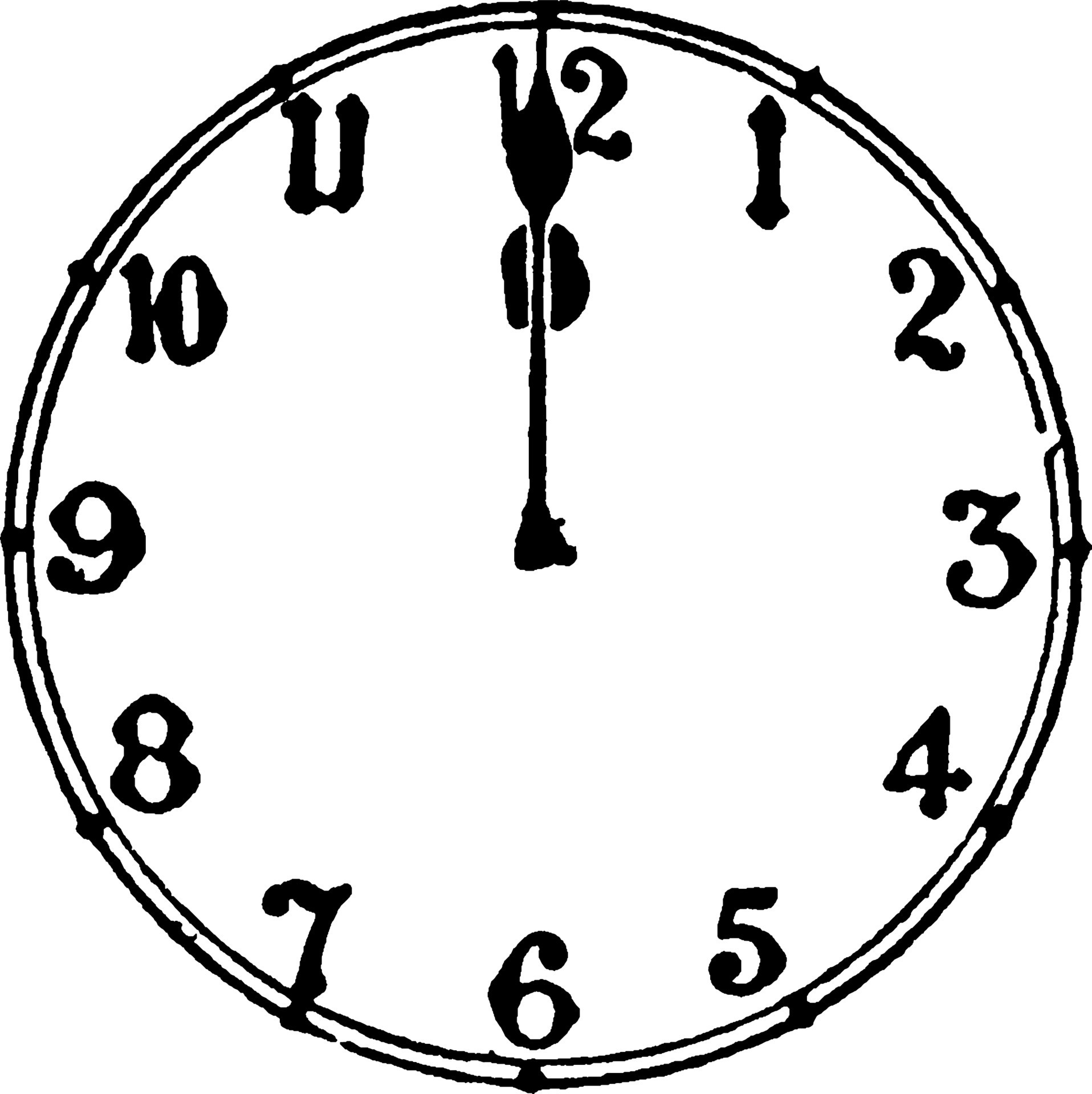 12 O clock Vintage Illustration 13610344 Vector Art At Vecteezy