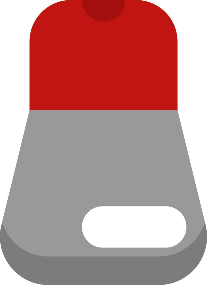 Salt shaker, illustration, vector on a white background.