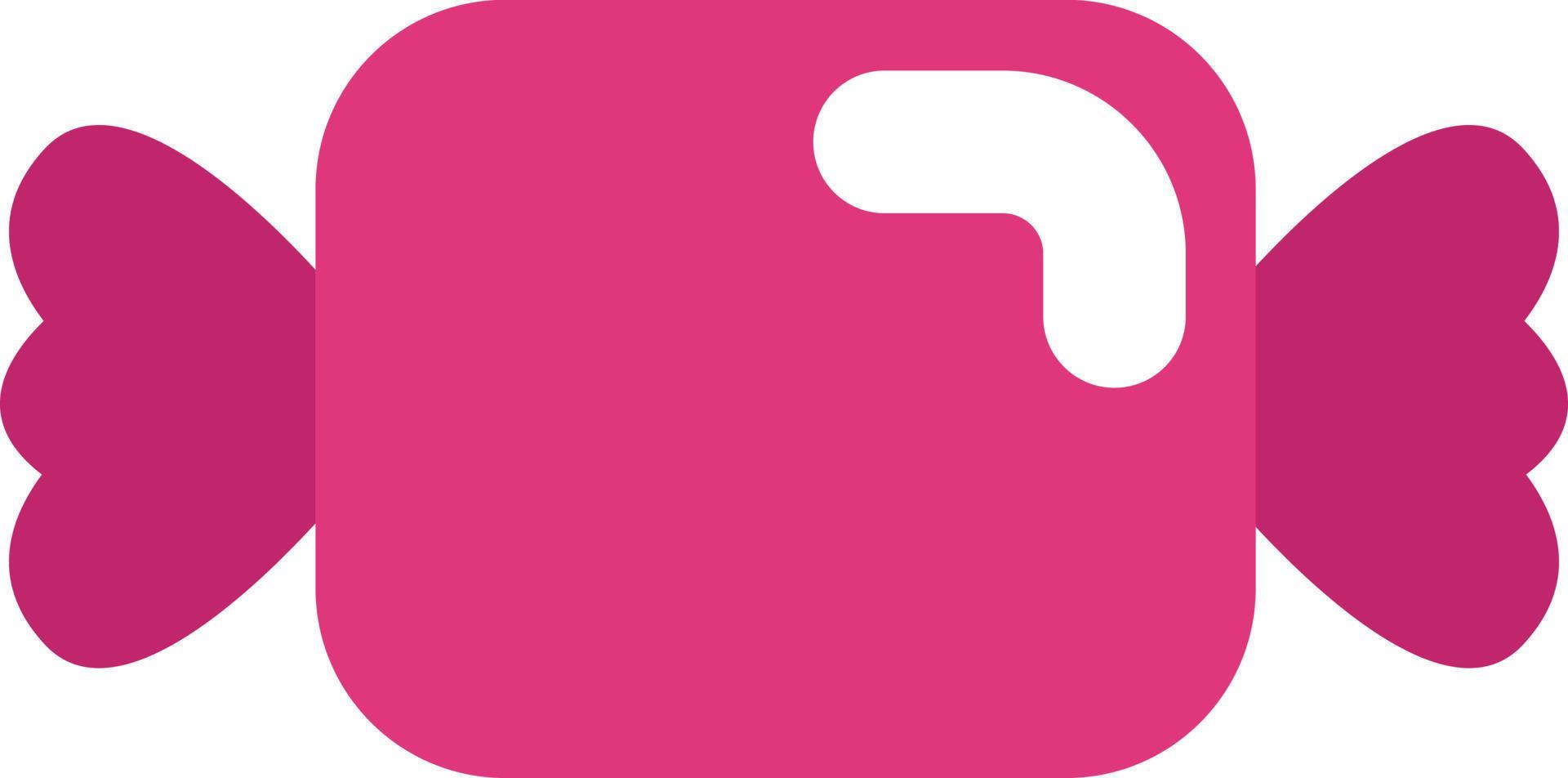 Pink candy, illustration, vector on a white background. 13610529 Vector