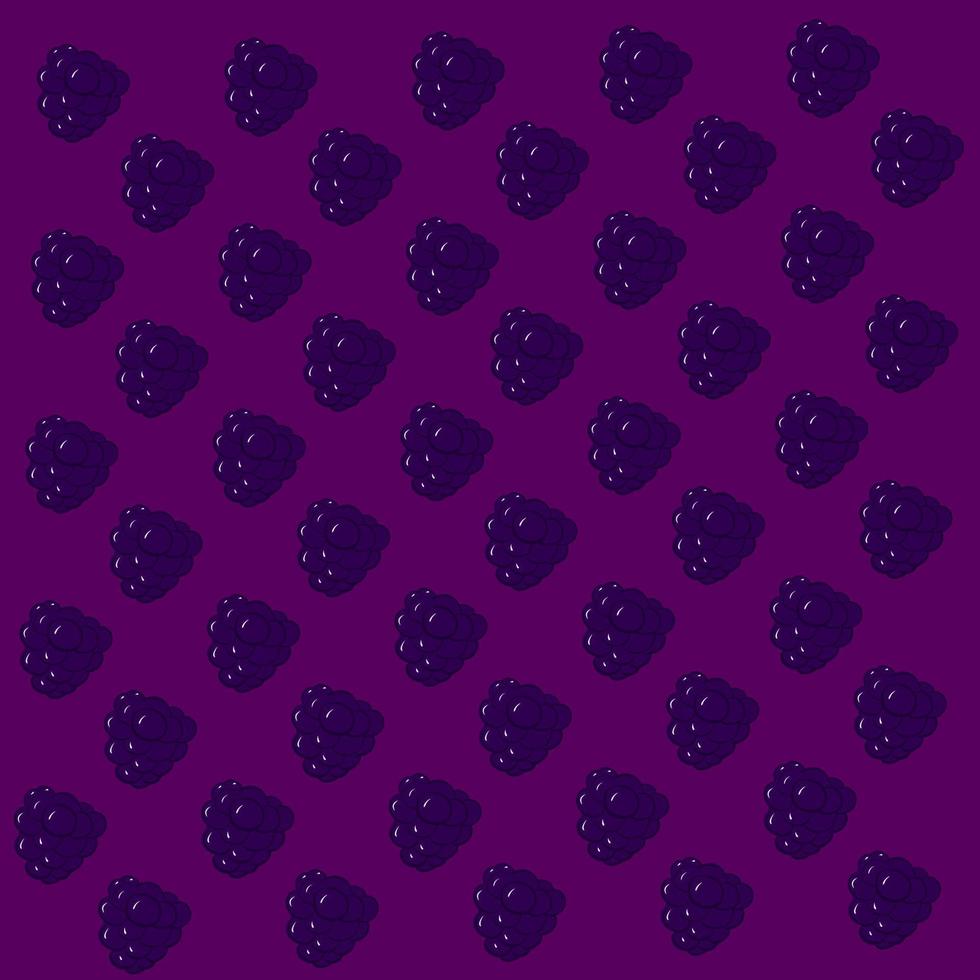 Blackberry wallpaper, illustration, vector on white background.