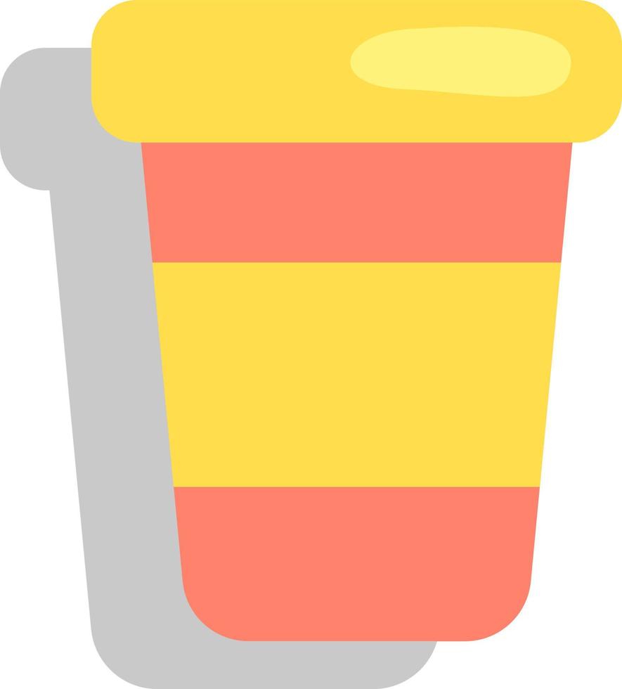 Study coffee, illustration, vector, on a white background. vector